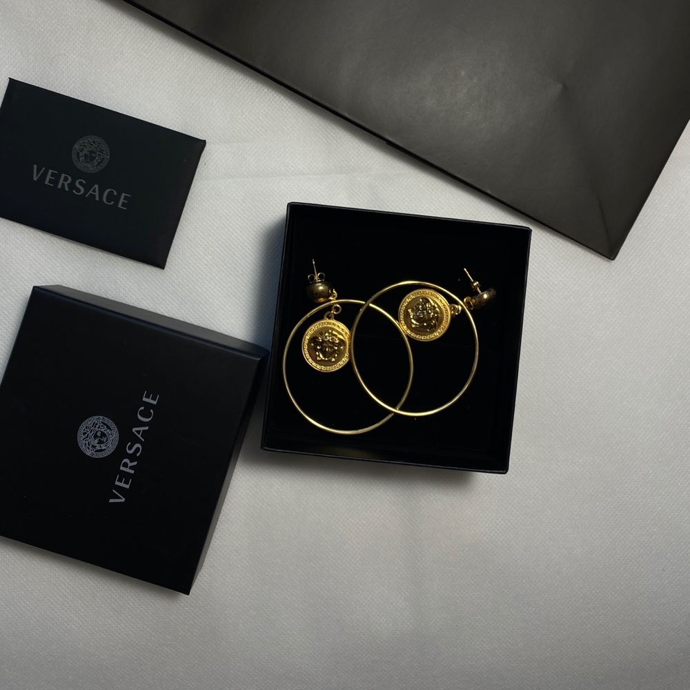 Versace earrings!